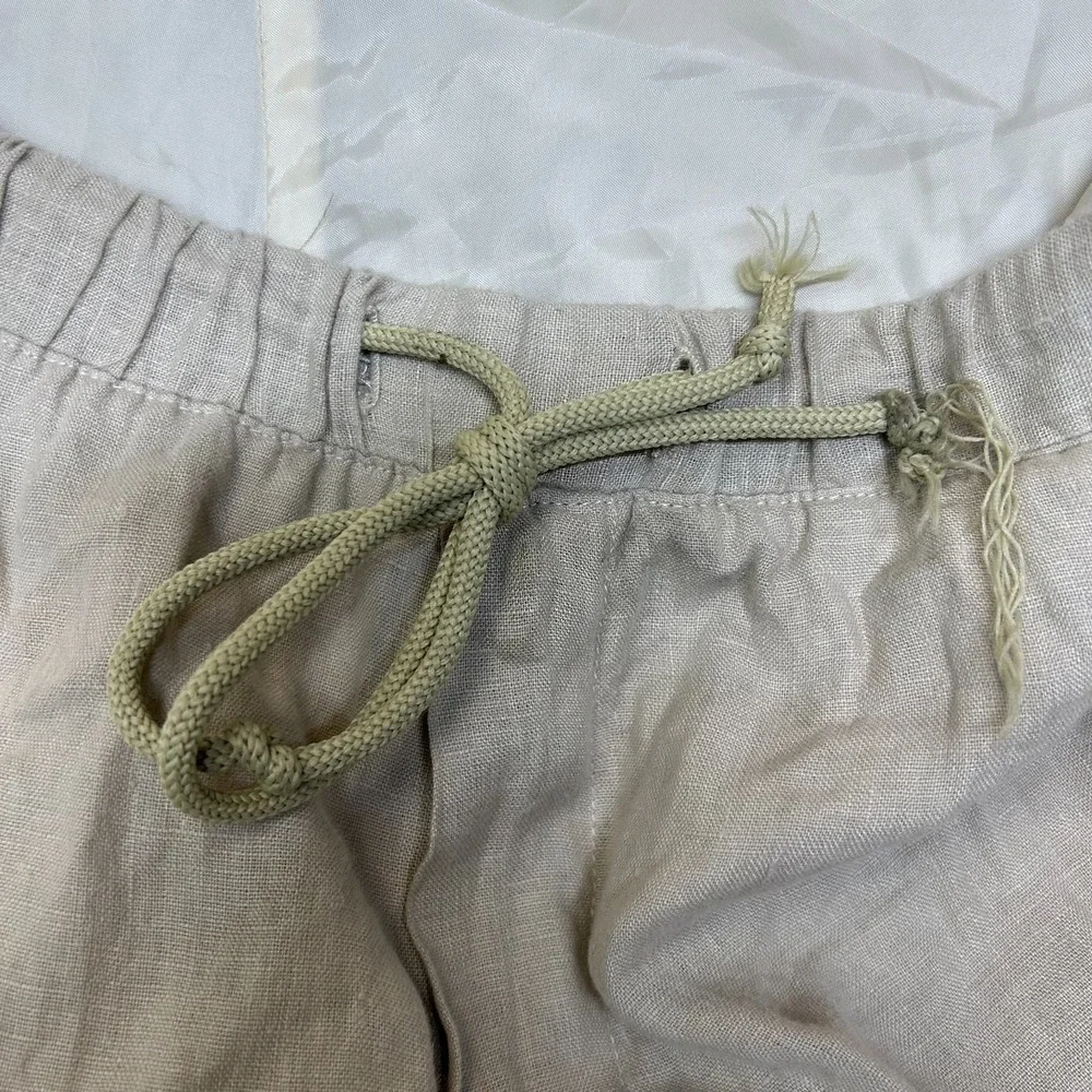Vintage Iceberg History Taz Linen Blend Pants Men's Drawstring Trousers -‎ 37x35